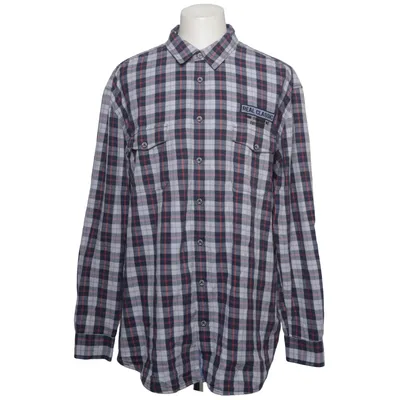 Shirt (Blauw, Wit, Rood) van Man's World Katoen