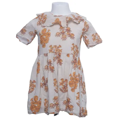 Kjole (Beige, Orange) fra Mini Rodini Bomuld