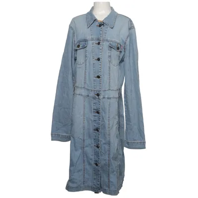 Denim dress (Blue) from Authentic Style Cotton, Elastane