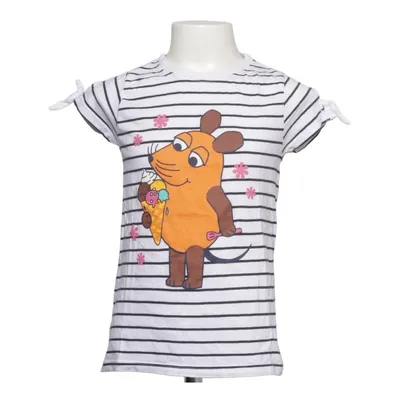 T-shirt (Hvid, Blå, Flerfarvet) fra DieMaus Bomuld