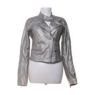 Biker jacket (Silver) from Revelation Polyester, Polyurethane