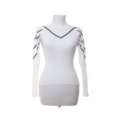 Tröja (Vit, Svart) från Karen Millen Elastan, Polyamid, Polyester, Viskos