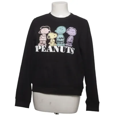 Sweatshirt (Zwart) van Peanuts Katoen, Polyester