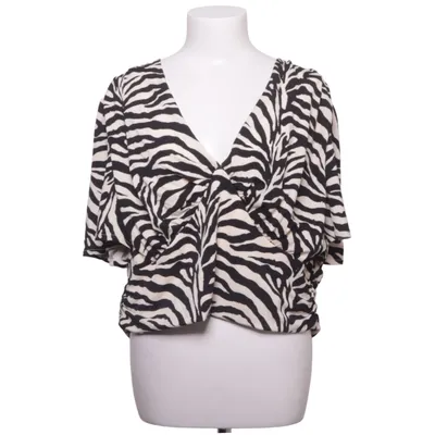 Crop top (Sort, Hvid, Flerfarvet) fra H&M Elastan, Polyester