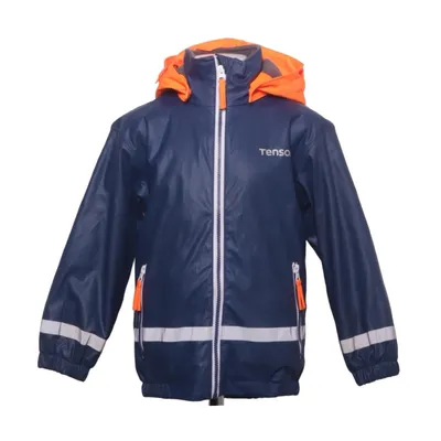 Regnjacka (Blå, Grå, Orange) från Tenson Polyester, Polyuretan
