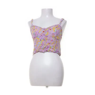 Crop top (Rosa, Gul) från Urban Outfitters Viskos