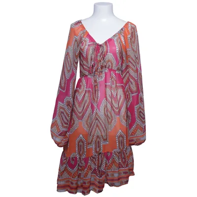 Robe (Rouge, Orange, Multicolore) de Maille Demoiselle Polyester