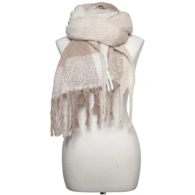 Scarf (Beige, White) from Hollister Recycled polyester