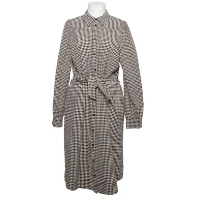 Skjortekjole (Sort, Beige) fra Freequent Bomuld, Polyester