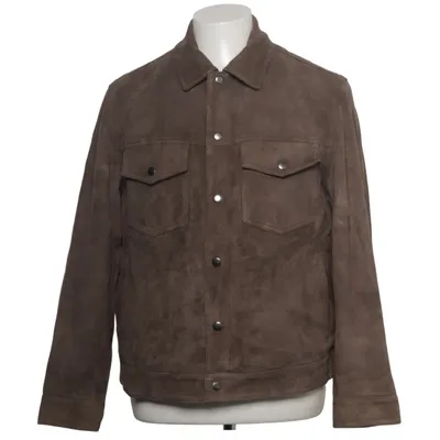 Shearlingjakke (Brun) fra These Glory Days Læder, Polyester