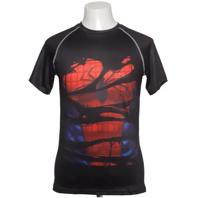 T-shirt (Noir, Rouge, Bleu) de CoolMax Polyester