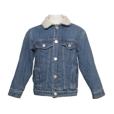 Gevoerde spijkerjas (Blauw) van Zara Katoen