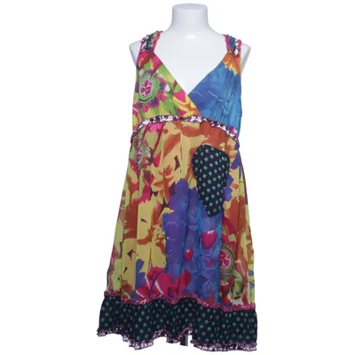 Kjole (Gul, Blå, Flerfarvet) fra Desigual Bomuld, Polyester