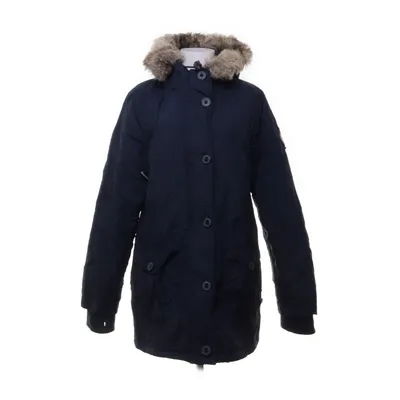 Winter coat (Blue) from Bench Polyester, Elastane, Fur, Acrylic