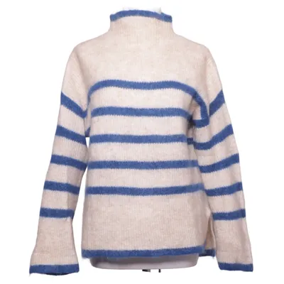 Tröja (Beige, Blå) från Second Female Elastan, Mohair, Polyamid, Ull