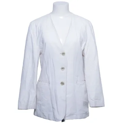 Blazer (Beige) de Bandolera Coton, Lin, Polyester, Viscose