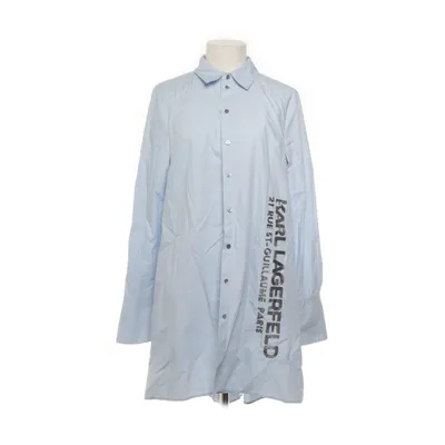 Robe chemise (Bleu) de Karl Lagerfeld Coton biologique