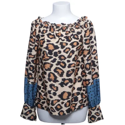 Bluse (Beige, Sort, Blå) fra Denny Rose