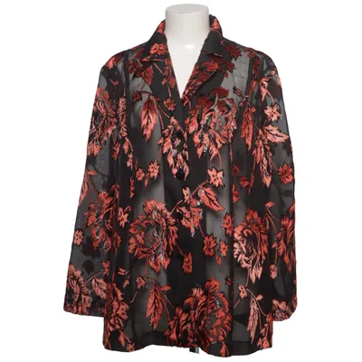 Blouse (Noir, Rouge) de Barisal Acétate, Polyester