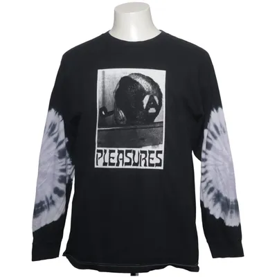 T-shirt à manches longues (Noir, Gris, Multicolore) de Pleasures Coton