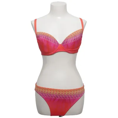 Bikini (Pink, Orange, Flerfarvet) fra Sunflair Elastan, Polyamid