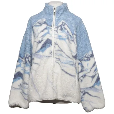Fleece jas (Blauw, Wit, Meerkleurig) van Oysho Polyamide