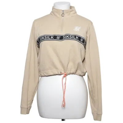 Collegetröja (Beige) från SikSilk Bomull, Polyester