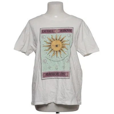 T-shirt (Weiß) von Pacific Republic Pull & Bear Baumwolle