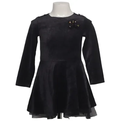 Jurk (Grijs) van Catimini Katoen, Polyester, Viscose