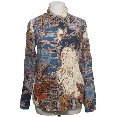 Blouse (Blue, Brown, Multicolored) from DiKa Viscose