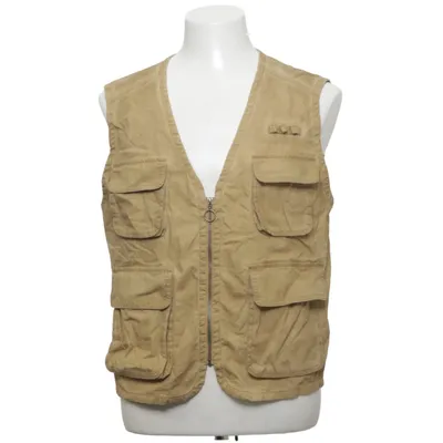 Outer vest (Beige) from Divided by H&M Cotton, Polyamide
