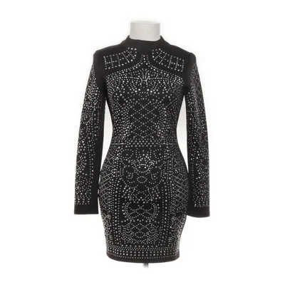 Cocktailklänning (Svart, Silverfärgad) från Dennis Maglic Bomull, Polyester