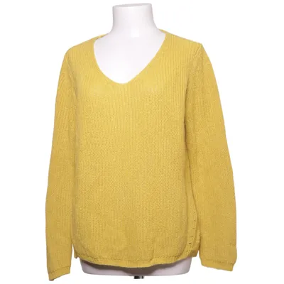 Sweater (Gul, Grøn) fra Marc O'Polo Bomuld, Linned, Polyamid