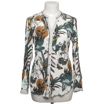 Blouse (Wit, Groen, Bruin) van PBO Elastaan, Viscose
