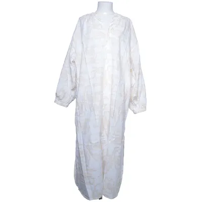Robe longue (Beige, Blanc) de Rabens Saloner Coton