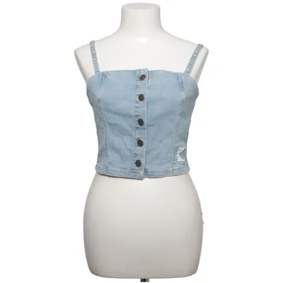 Crop top (Blå) från Kani Bomull, Elastan