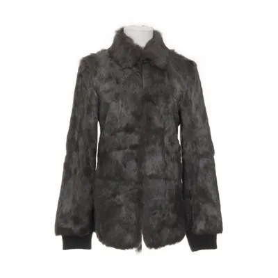 Pälsjacka (Grå) från Hollies Akryl, Polyester, Kaninpäls, Ull