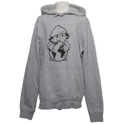 Hoodie (Gray) from Mainzel Organic cotton, Recycled polyester