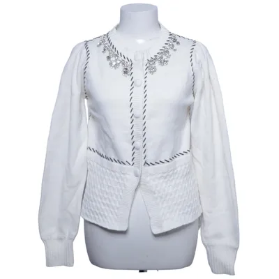 Cardigan (Camille Jewelled Cotton Cardigan) de Vita Grace Coton, Laine de mouton, Polyamide