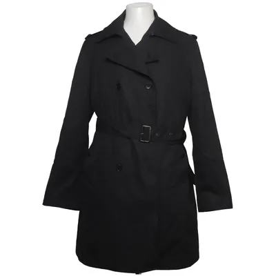 Trenchcoat (Zwart) van Jerem Katoen, Polyamide, Polyester