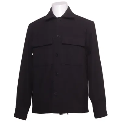 Överskjorta (Svart) från H&M Elastan, Polyester, Viskos