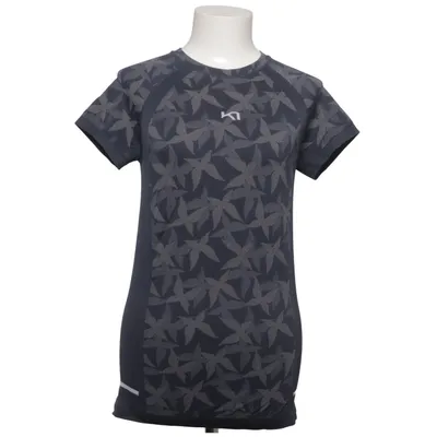 T-shirt (Blauw) van Kari Traa Elastaan, Polyamide, Polyester