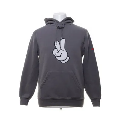 Huvtröja (Grå) från Non Sense Bomull, Polyester