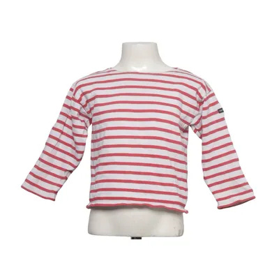 Langærmet t-shirt (Rød, Hvid) fra Saint James