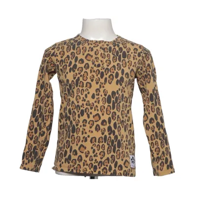 Long sleeve T-shirt (Brown, Black) from Mini Rodini Elastane, Organic cotton