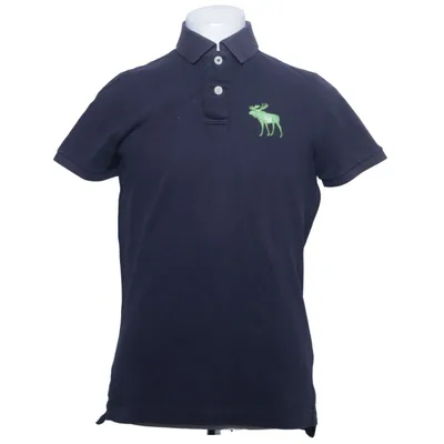 Pikétröja (Blå) från Abercrombie & Fitch Bomull