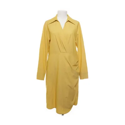Slå-om-kjole (Gul) fra Rue de Femme Elastan, Polyester, Viscose