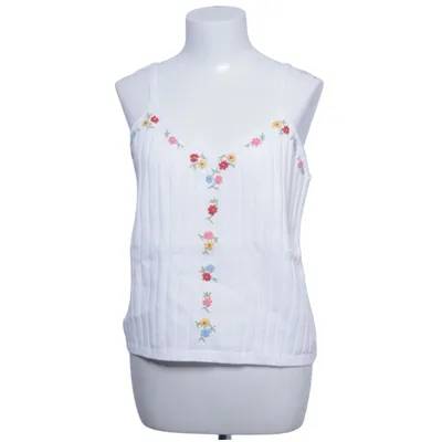 Haut (Blanc, Multicolore) de La Maille Sézane Coton