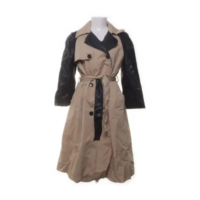 Trenchcoat (Beige, Zwart) van Zara Woman Polyurethaan, Viscose