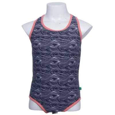 Badpak (Blauw, Wit, Oranje) van Fred's World by Green Cotton Elastaan, Polyamide
